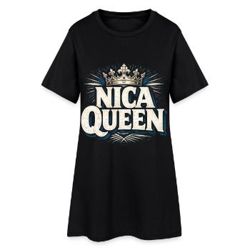 Nicaragua Nicaragic Nica Queen - Robe T-shirt Femme - noir - Devant