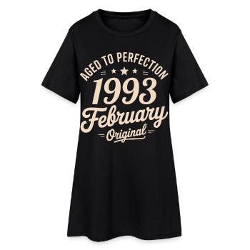 Février 1993 - February 1993 - Women’s T-Shirt Dress - black - Front