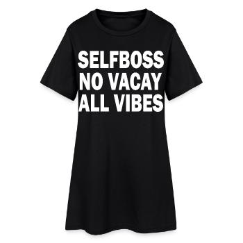 Homme d’affaires - Robe T-shirt Femme - noir - Devant