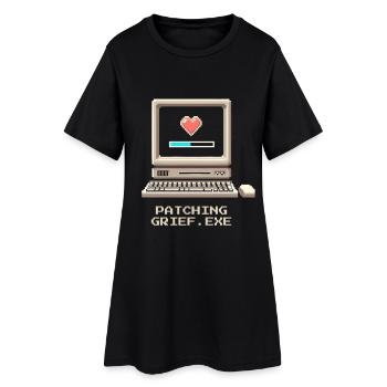 Patch Grief | Undertaker Irony - Women’s T-Shirt Dress - black - Front