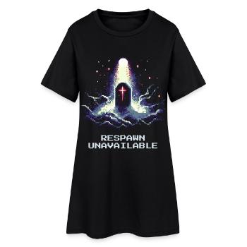 Pas de réapparition | Humour noir de l’entrepreneur de pompes funèbres - Robe T-shirt Femme - noir - Devant