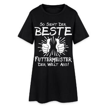 Meilleur maître de fourrage - Robe T-shirt Femme - noir - Devant