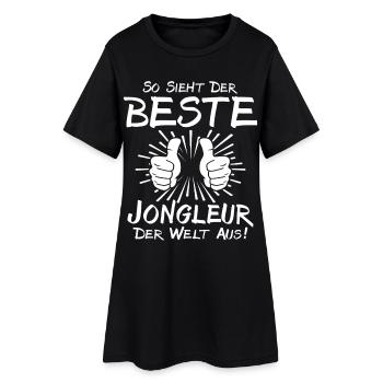 Meilleur jongleur - Robe T-shirt Femme - noir - Devant