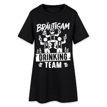 T-shirt de fête de garçon Hommes Grondement de fête de garçon - Robe T-shirt Femme - noir - Devant