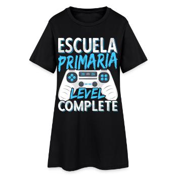 Diplôme de fin d’études primaire 2026 - Robe T-shirt Femme - noir - Devant
