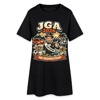 Bachelor Party 2026 Funny Gift - Women’s T-Shirt Dress - black - Front