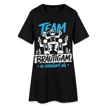 Bachelor Party Men T-Shirt JGA Polterer - Women’s T-Shirt Dress - black - Front