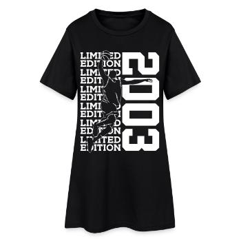 LIMITED EDITION 2003 BASKETBALL 23RD BIRTHDAY - Women’s T-Shirt Dress - black - Front