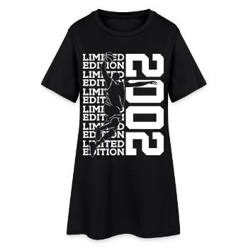 24E ANNIVERSAIRE DU BASKETBALL EN ÉDITION LIMITÉE 2002 - Robe T-shirt Femme - noir - Devant