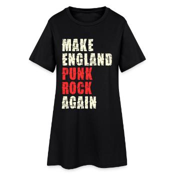 Faire de l’Angleterre le punk rock à nouveau - Robe T-shirt Femme - noir - Devant