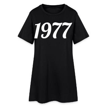 1977 Vintage 1977 Anniversaire Rétro 1977 Cadeau - Robe T-shirt Femme - noir - Devant