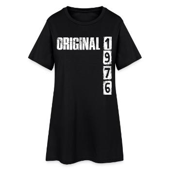 50e anniversaire du Vintage 1976 - Robe T-shirt Femme - noir - Devant