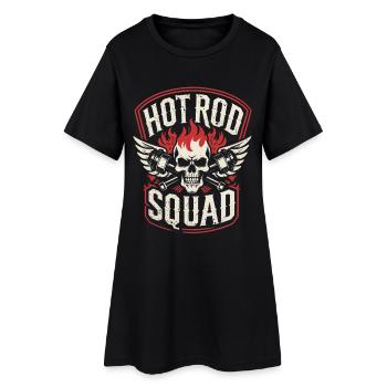 Équipe de collectionneurs de voitures classiques Hot Rod - Robe T-shirt Femme - noir - Devant