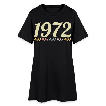 1972 - Robe T-shirt Femme - noir - Devant