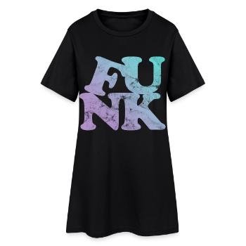 Musique funk - Robe T-shirt Femme - noir - Devant