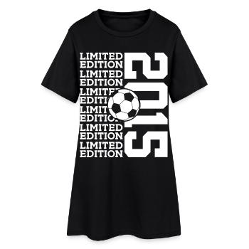 ÉDITION LIMITÉE 2015 FOOTBALL 11E ANNIVERSAIRE - Robe T-shirt Femme - noir - Devant