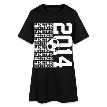 ÉDITION LIMITÉE 2014 FOOTBALL 12E ANNIVERSAIRE - Robe T-shirt Femme - noir - Devant