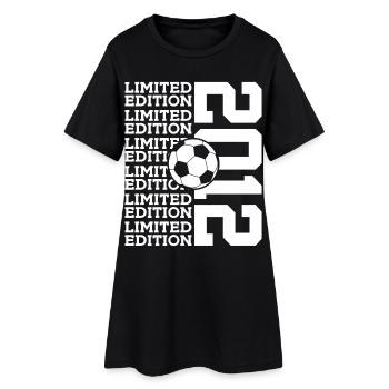 LIMITED EDITION 2012 FOOTBALL 14TH BIRTHDAY - Women’s T-Shirt Dress - black - Front