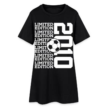 LIMITED EDITION 2010 FOOTBALL 16TH BIRTHDAY - Women’s T-Shirt Dress - black - Front
