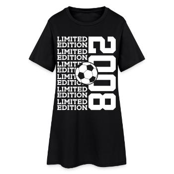 ÉDITION LIMITÉE 2008 FOOTBALL 18E ANNIVERSAIRE - Robe T-shirt Femme - noir - Devant