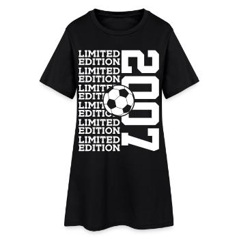 LIMITED EDITION 2007 FOOTBALL 19TH BIRTHDAY - Women’s T-Shirt Dress - black - Front