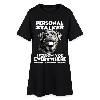 Rottweiler Propriétaire de chien Rottweiler Cadeau - Robe T-shirt Femme - noir - Devant