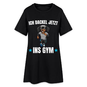 Entraînement, je vais à la salle de sport maintenant - Robe T-shirt Femme - noir - Devant