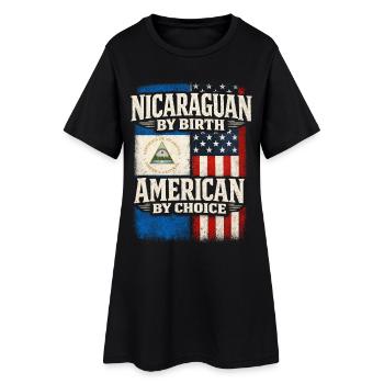 Nicaragua Nicaragic - Robe T-shirt Femme - noir - Devant