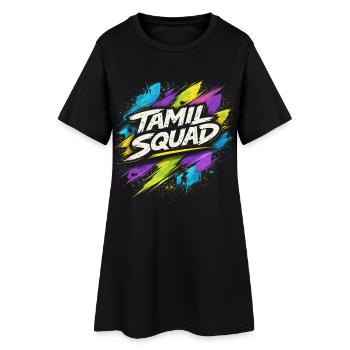Équipe tamoule Tamilisch Sri Lanka - Robe T-shirt Femme - noir - Devant