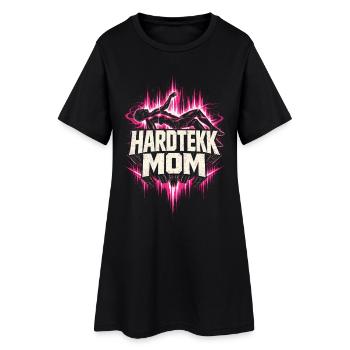 Hardtekk Mom Tekke Allemagne de l’Est - Robe T-shirt Femme - noir - Devant
