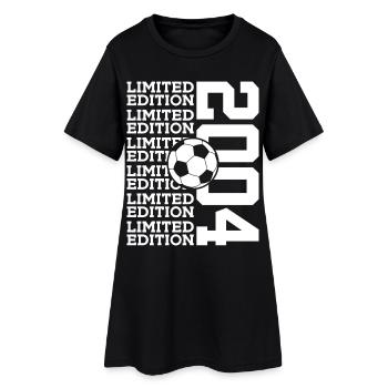 LIMITED EDITION 2004 FOOTBALL 22ND BIRTHDAY - Women’s T-Shirt Dress - black - Front