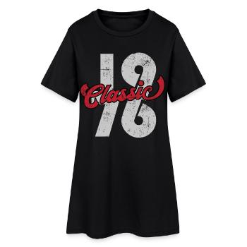Classic 1976 - Women’s T-Shirt Dress - black - Front