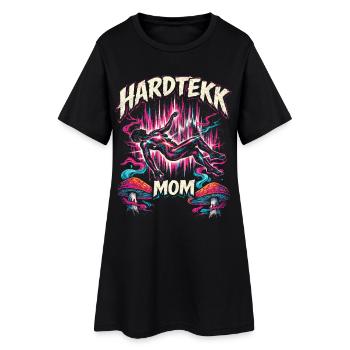 Hardtekk Mom Tekke Allemagne de l’Est - Robe T-shirt Femme - noir - Devant