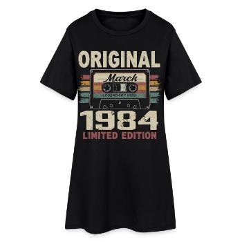 March 1984 Vintage March 1984 - Women’s T-Shirt Dress - black - Front