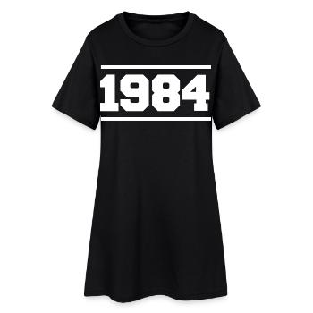 1984 Cadeau rétro 1984 original 1984 - Robe T-shirt Femme - noir - Devant