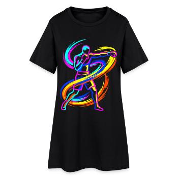boxing - Women’s T-Shirt Dress - black - Front