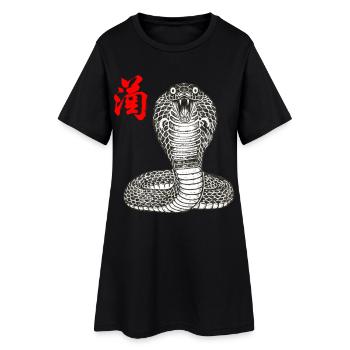 Cobra Asian - Robe T-shirt Femme - noir - Devant