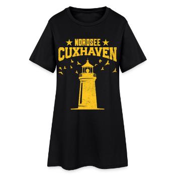 Cuxhaven MER DU NORD à Cuxhaven Vacances Amusantes - Robe T-shirt Femme - noir - Devant