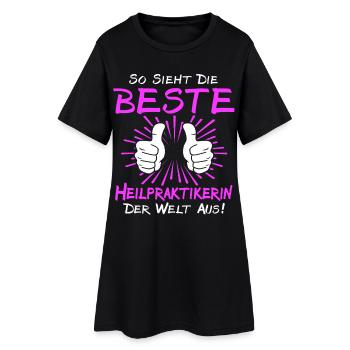 Don naturopathe - Robe T-shirt Femme - noir - Devant