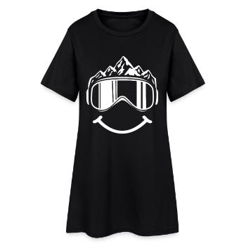 Snowboarding - Women’s T-Shirt Dress - black - Front