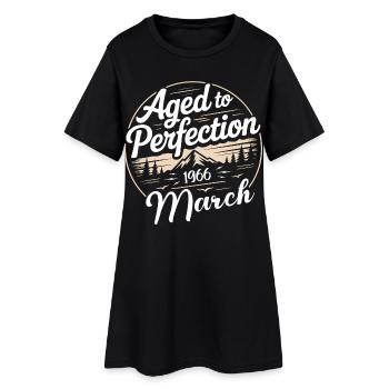 Birthday present march 1966 - Women’s T-Shirt Dress - black - Front