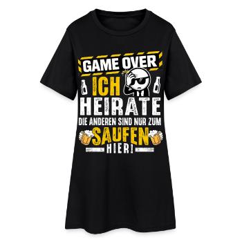 Bachelor Party Men T-Shirt Groom Bachelor Party - Women’s T-Shirt Dress - black - Front