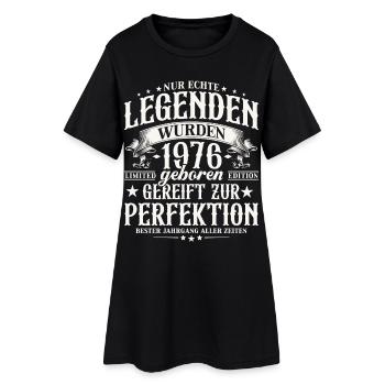 1976 Vintage Born Legends Birthday Gift - Women’s T-Shirt Dress - black - Front