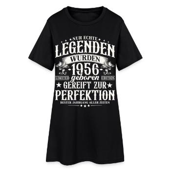 1956 Vintage Born Legends Birthday Gift - Women’s T-Shirt Dress - black - Front