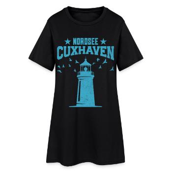 Cuxhaven MER DU NORD à Cuxhaven Vacances Amusantes - Robe T-shirt Femme - noir - Devant