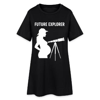 Future Explorer - Espace de Nouvelle Génération - Robe T-shirt Femme - noir - Devant
