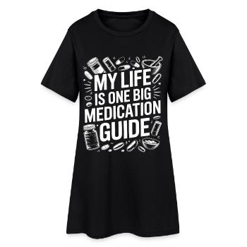 Pharmacien de détail : ma vie est un seul soin sur ordonnance - Robe T-shirt Femme - noir - Devant