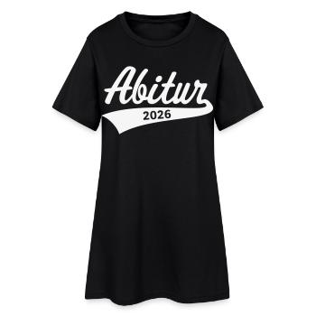 Abitur 2026 (Abiturient / Abi / Hochschulreife W) - Women’s T-Shirt Dress - black - Front