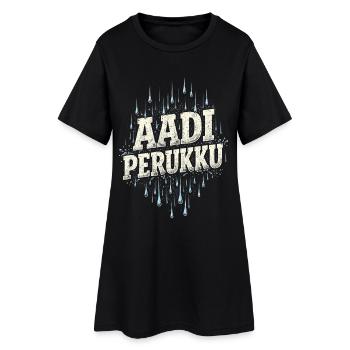 Tamoul, Tamilisch, Sri Lanka, Aadi Perukku, - Robe T-shirt Femme - noir - Devant