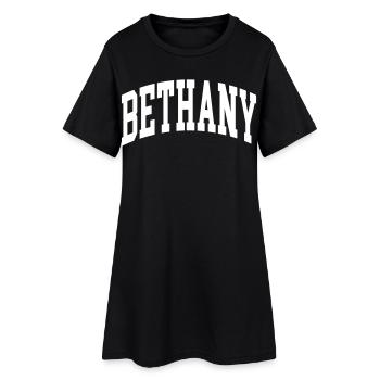 Bethany - Robe T-shirt Femme - noir - Devant